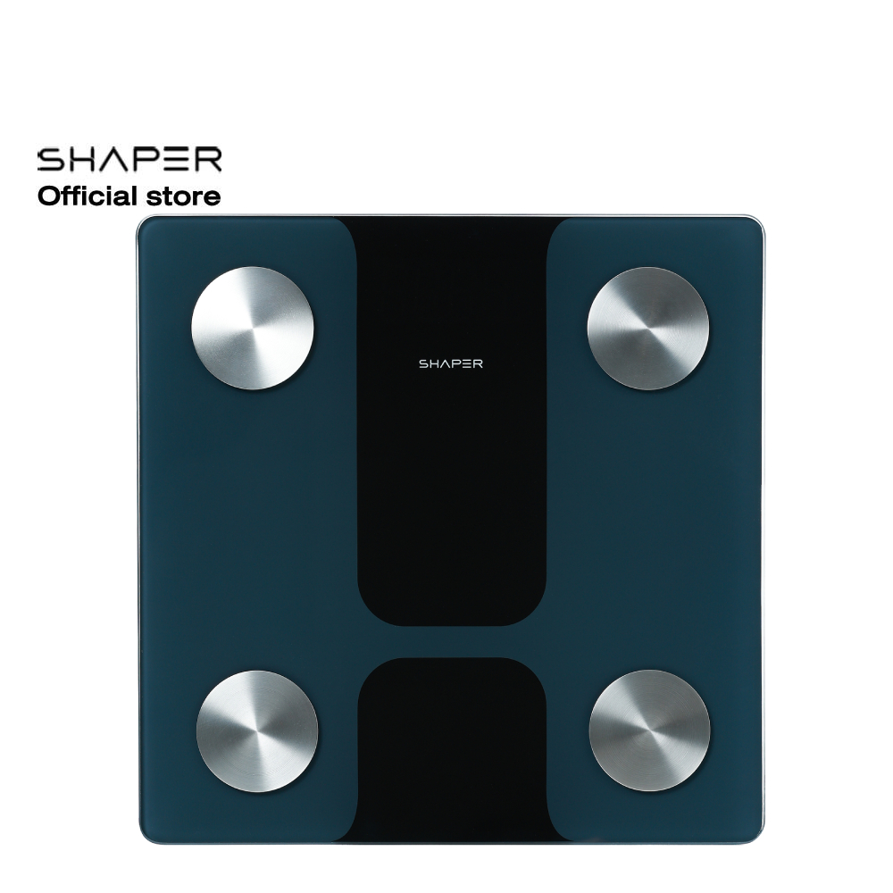 Shaper เครื่องชั่งน้ำหนักบุคคลวัดองค์ประกอบในร่างกายแบบดิจิตอล รุ่น BC-370 Black