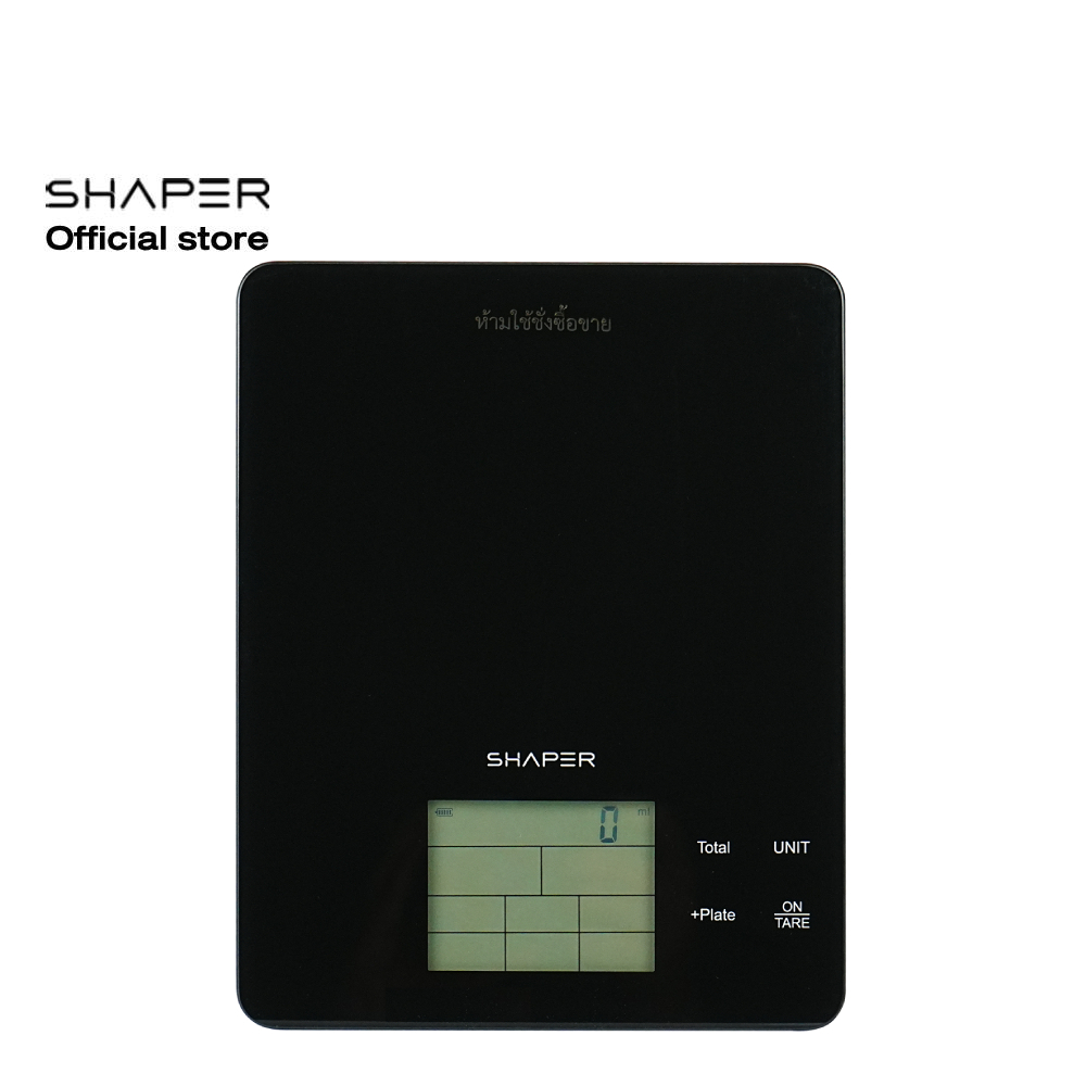 Shaper เครื่องชั่งน้ำหนักในครัวแบบดิจิตอล รุ่น DKS-695 Black