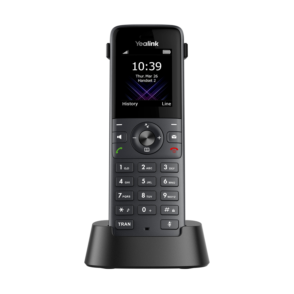 [รุ่นใหม่] DECT Wireless IP Phone "Yealink" W74H เครื่องลูกโทรศัทพ์ไร้สาย VoIP สำหรับฐาน W70B หรือ W