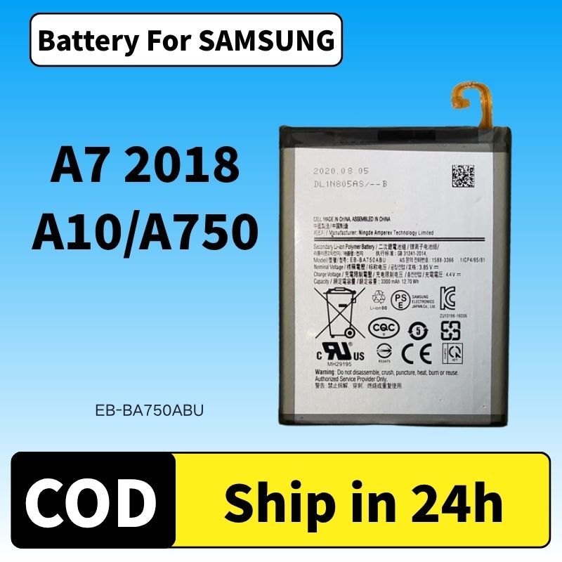 แบตเตอรี่ SAMSUNG A10 / A7 2018 Battery แบต EB-BA750ABU