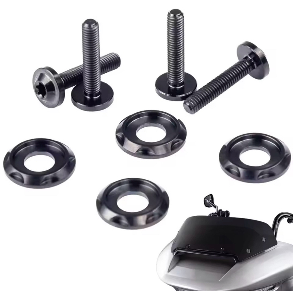 น็อตชิวหน้า RG Harley Road Glide 2024 + RG M8 GEN2 น็อตชิว Tiranuim