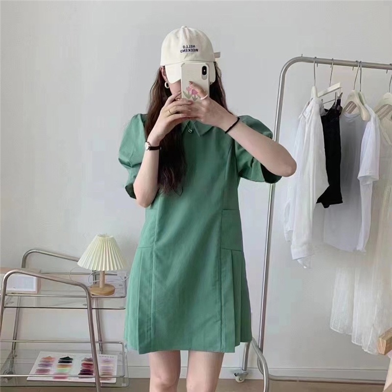 XWbrand   NEW ชุดเดรสแฟชั่นคอปก สร้างรูปทรงสามมิติ ผ้าดีใส่สบายมาก  ทรงสวยเข้ารูป โทนสีสุภาพ ใส่ได้หลายโอกาสเลยน้า - รูปที่ 3