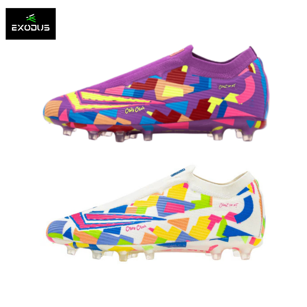 รองเท้าฟุตบอล WINGZ CRAZY KNIT:LACELESS TOP