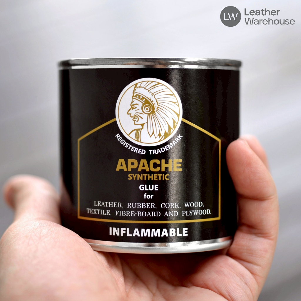 Leather Warehouse  ทาหนัง  ซ่อมเบาะ  ติดเหล็ก  ติดไม้ อาปาเช่ฉลากดำ 200G กาวอเนกประสงค์