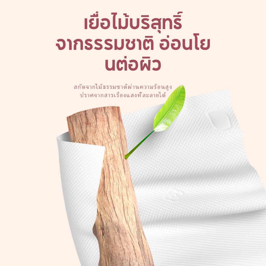 【12 ห่อ】 Botare กระดาษทิชชู่ แขวน ทิชชู่แบบแขวน 3 ชั้น 750 แผ่น นุ่ม ไม่ขาดง่าย ทิชชู่ยกแพ็ค กระดาษทิชชูแพค - รูปที่ 5