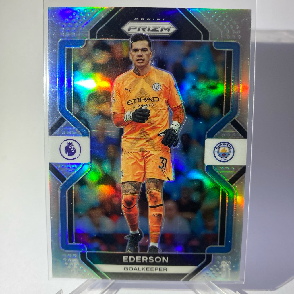การ์ดนักฟุตบอล EDERSON, (PRIZM), MANCHESTER CITY, PANINI PRIZM 2022