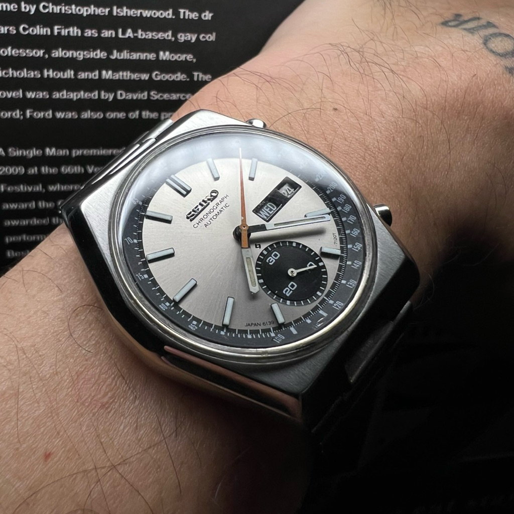นาฬิกามือ 2 Seiko Chronograph 6139-7080 - 17J Automatic Cal 6139A – 1970’s JDM