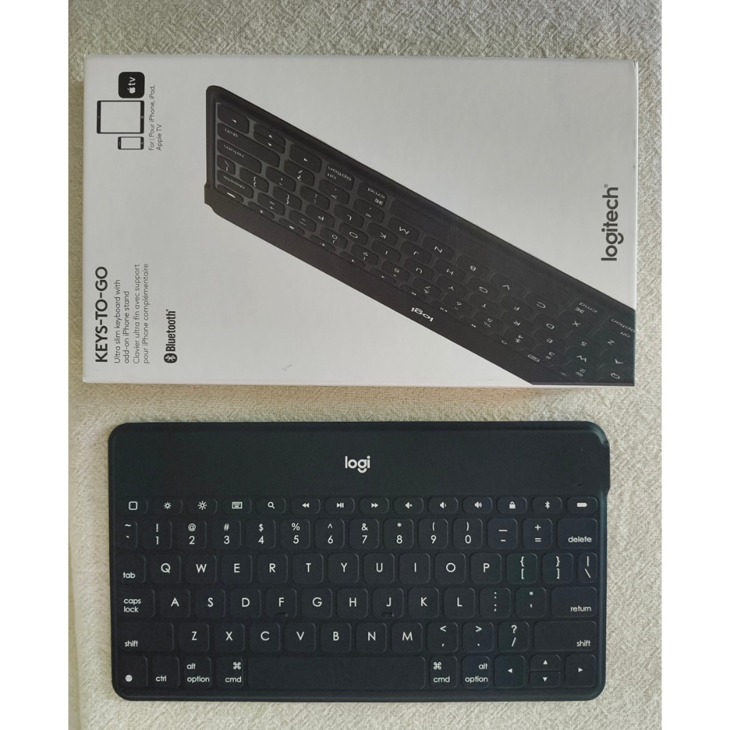 [มือสอง] แป้นพิมพ์ Logitech Keys‑To‑Go 1 (คีย์อังกฤษ) *ส่งฟรี