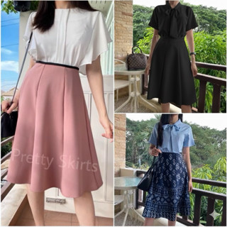 กระโปรง Circle Skirt ทรง 6 ชิ้น ยาว 25 นิ้ว ฟรีไซส์