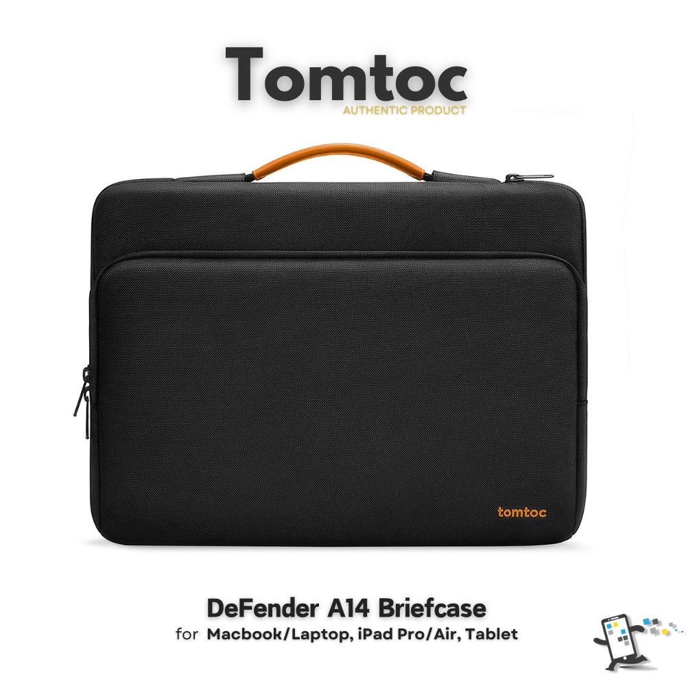 Tomtoc Defender A14 Briefcase กระเป๋าสำหรับ Macbook Pro 13-16", Macbook Air 13"-15"