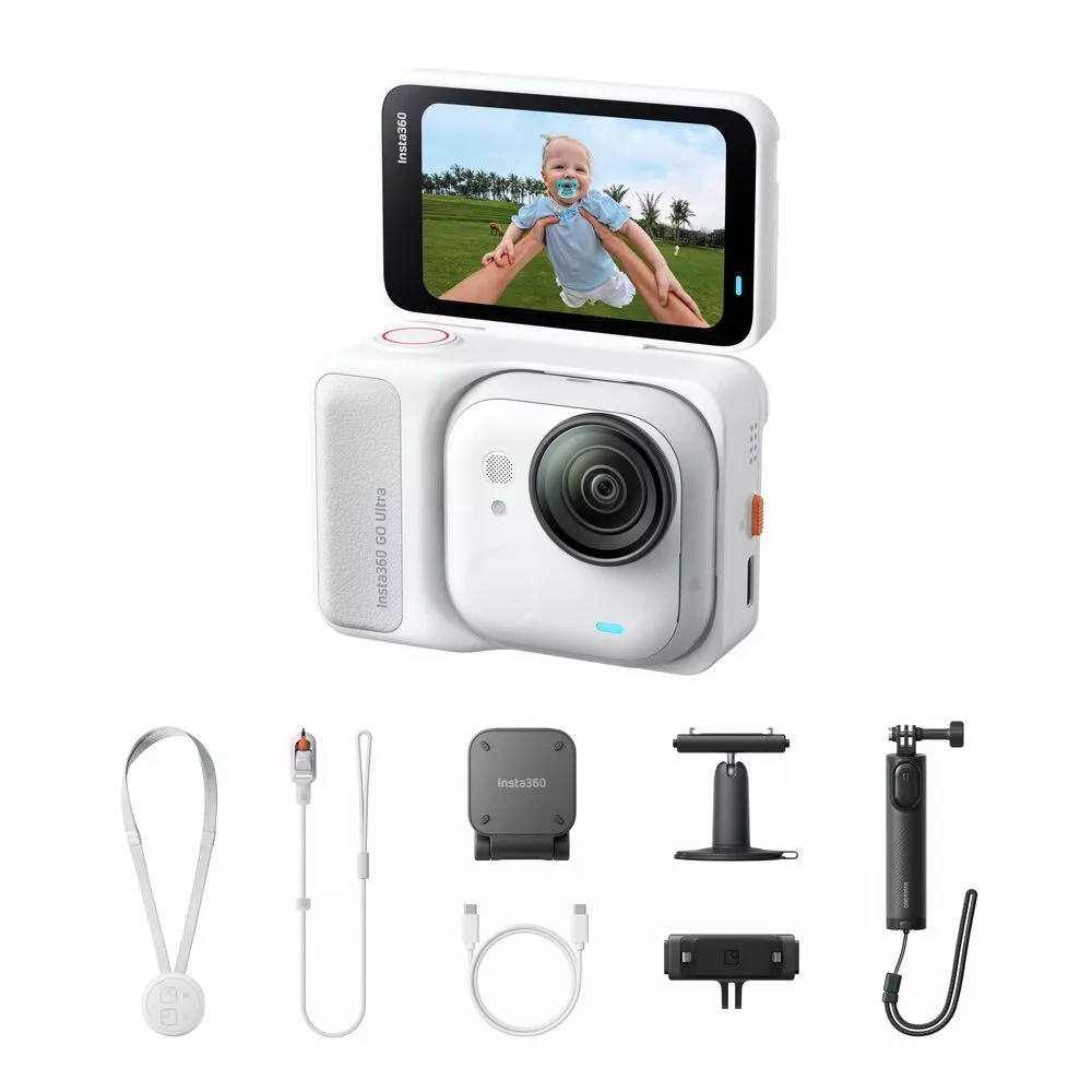【New Arrival 】Insta360 Go Ultra - Tiny Hands-Free 4K Cameraขนาดเท่าหัวแม่มือ สำหรับถ่าย Vlog ความละเอียด 4K กันสั่นสำหรั thumbnail 3
