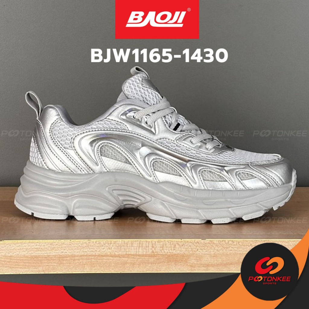 Baoji รองเท้าวิ่ง ผู้หญิง BJW1165 เบา ใส่สบาย ซัพพอร์ทดี บาโอจิ พร้อมส่ง ราคา ถูกที่สุด ดีลบีเคเค แกลเลอรีภาพที่ 4