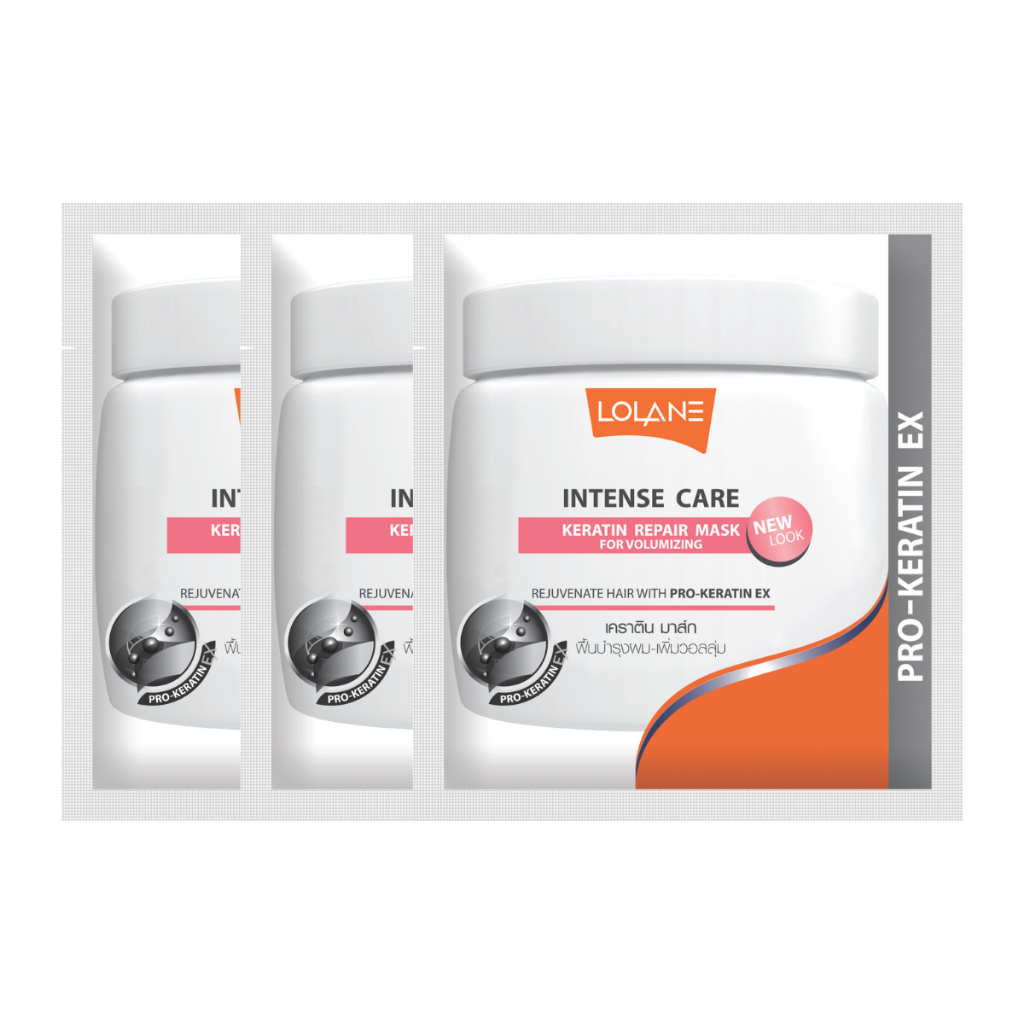 โลแลน อินเทนซ์ รีแพร์ มาส์ก ผมเพิ่มวอลลุ่ม 15 กรัม (3 ซอง)
