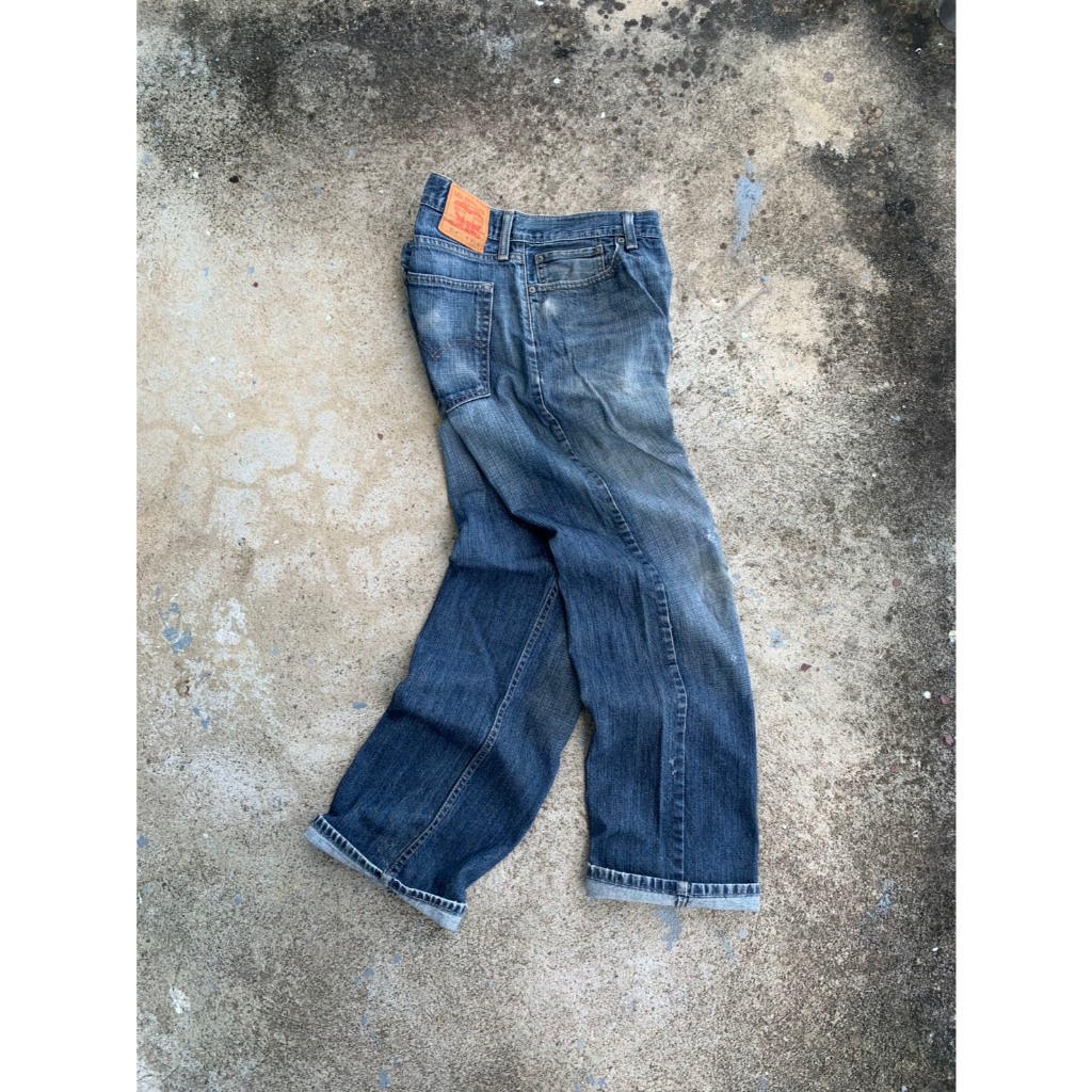 Levi's 514 Jeans Midnight Used กางเกงลีวายส์ 514 มือสอง [10-57.5 Levis514]