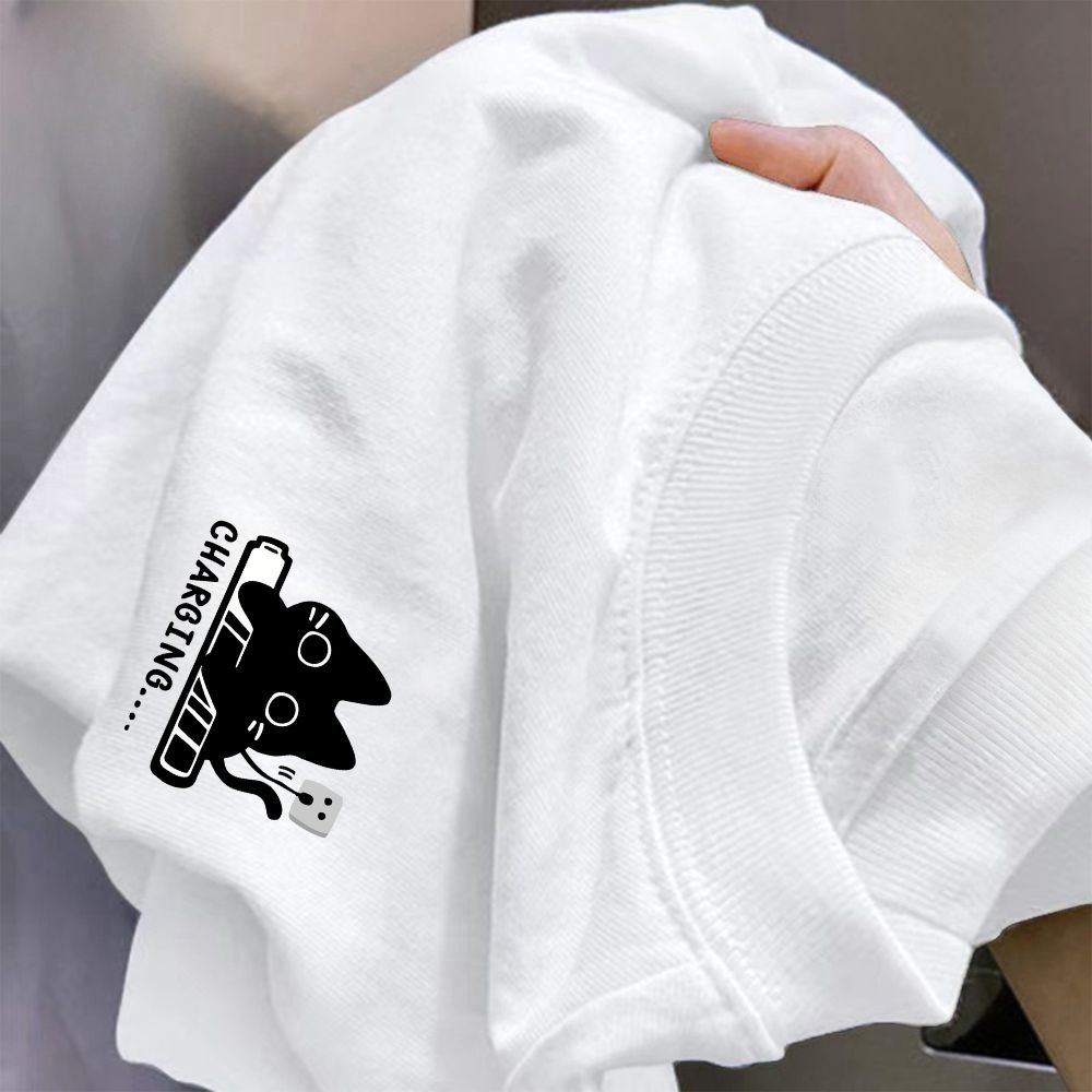 TeeTwoOneเสื้อน่ารัก พิมพ์ลาย "CHRBAINB"เสื้อแฟชั่น ผ้าCOTTON100% โคตรนุ่ม OVERSIZE เสื้อคอกลม เสื้อยืดผู้ชาย【COD】