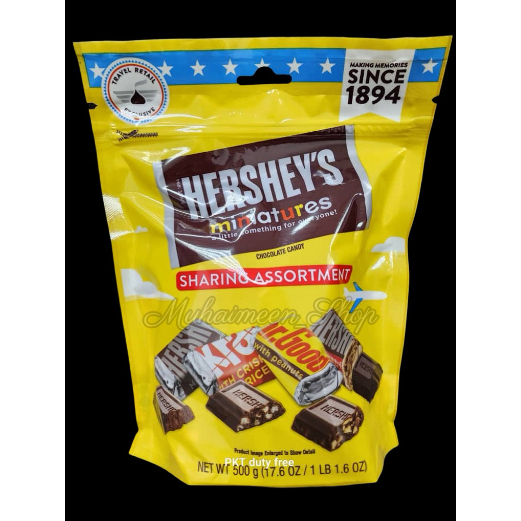 Hershey's Miniatures Chocolate Selection 500 g.  รวมรส