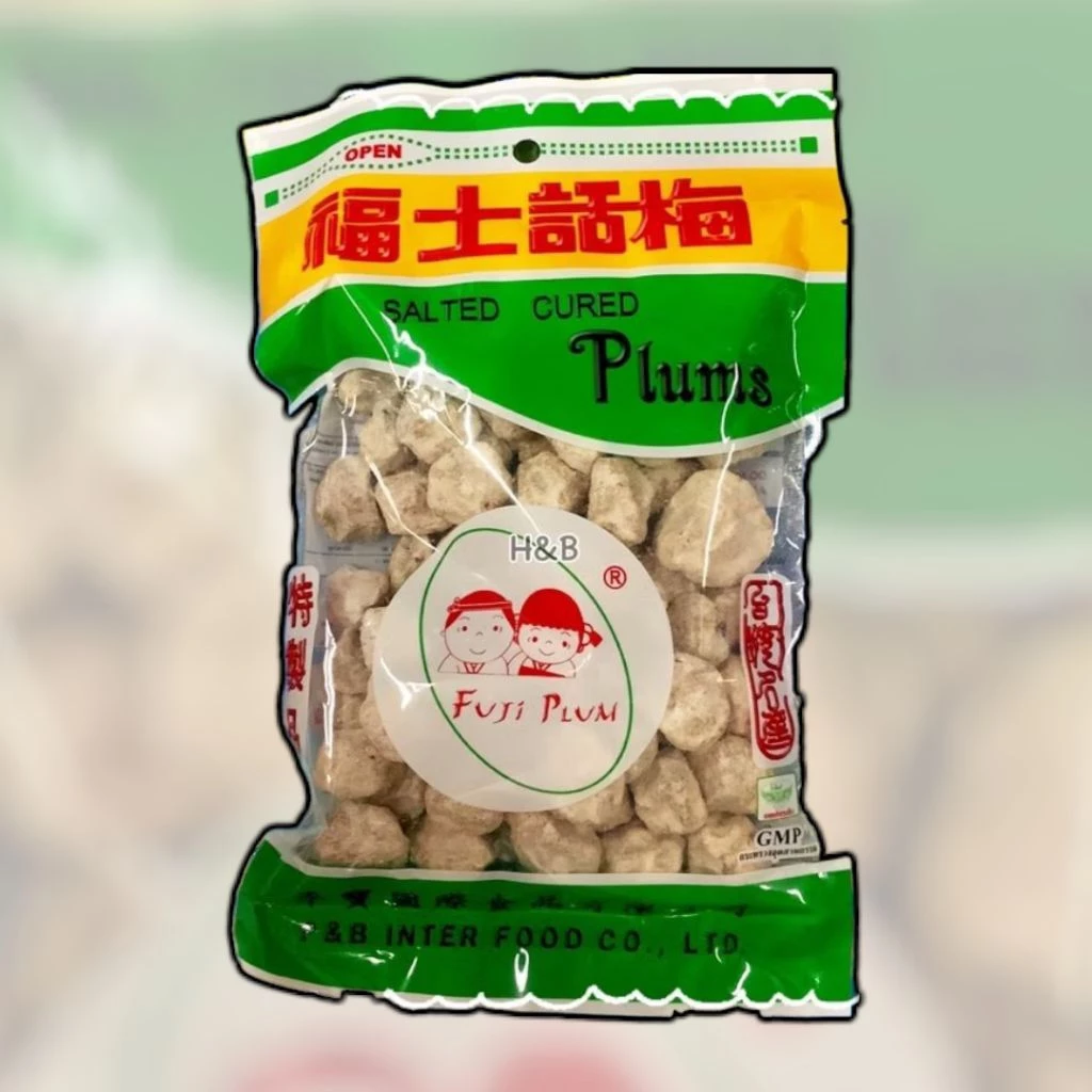 บ๊วย บ๊วยเค็มแท้ ห่อใหญ่ 250g ของกินเล่น บ๊วยแท้ ผลไม้อบแห้ง บ๊วยเค็มฟูจิ Fuji Plum เชลล์ชวนชิม