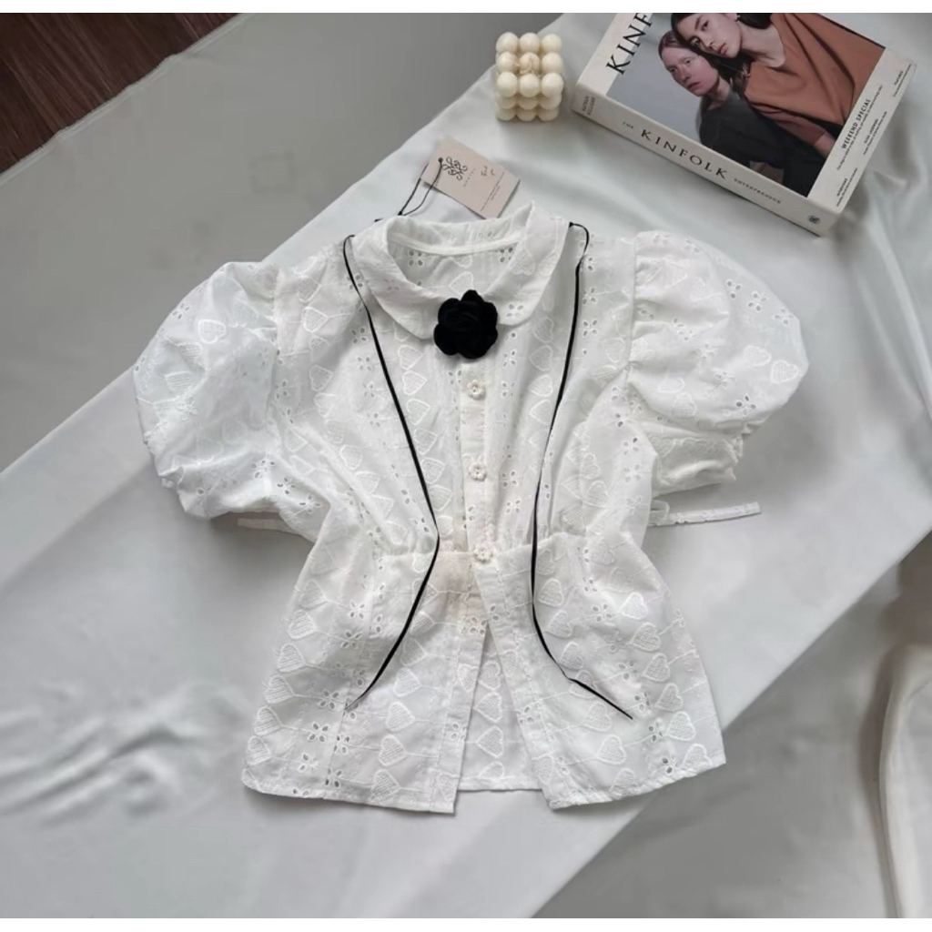 MONTHA lily top (เสื้อลิลลี) เสื้อแขนตุ๊กตา