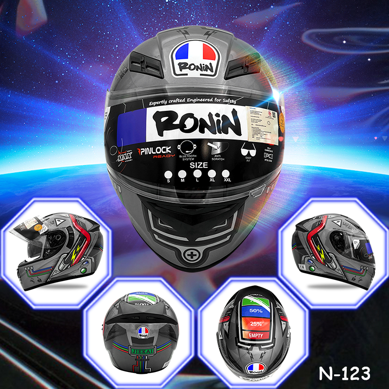 【ลดราคาล้างสต็อก】999-หมวกกันน็อกเต็มใบ N รองรับการติดตั้ง แถมฟรีถุงผ้าใส่หมวกมีชิวสองชั้น - รูปที่ 6