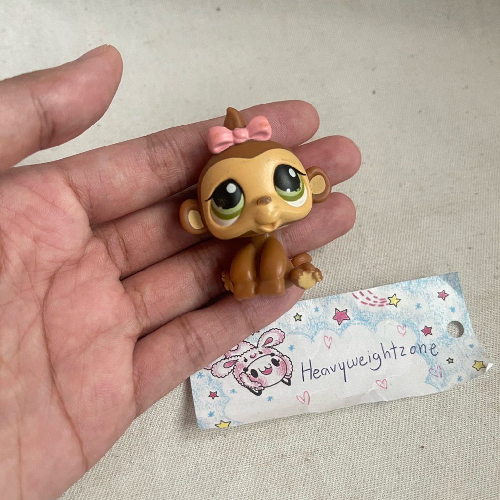 โมเดลตัวเล่นหัวดุ๊กดิ๊กลิง LPS  littlest pet shop Hasbro✨มือสอง