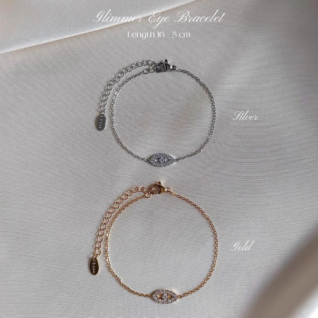 gigaglam glimmer bracelet | สร้อยข้อมือ evil eye ไม่ลอก ไม่ดำ