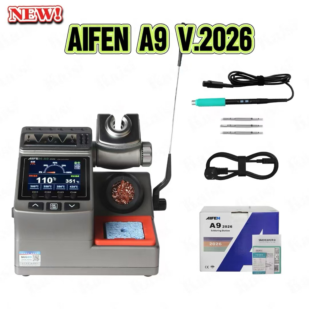 AIFEN A9-2026  180W  เข้ากันได้กับจับชิปอุณหภูมิสำหรับ BGA PCB ซ่อมเชื่อม220V