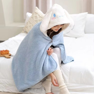 ผ้าห่มคลุมแอร์ Sanrio ลาย Kuromi, Melody, Cinnamoroll เนื้อผ…