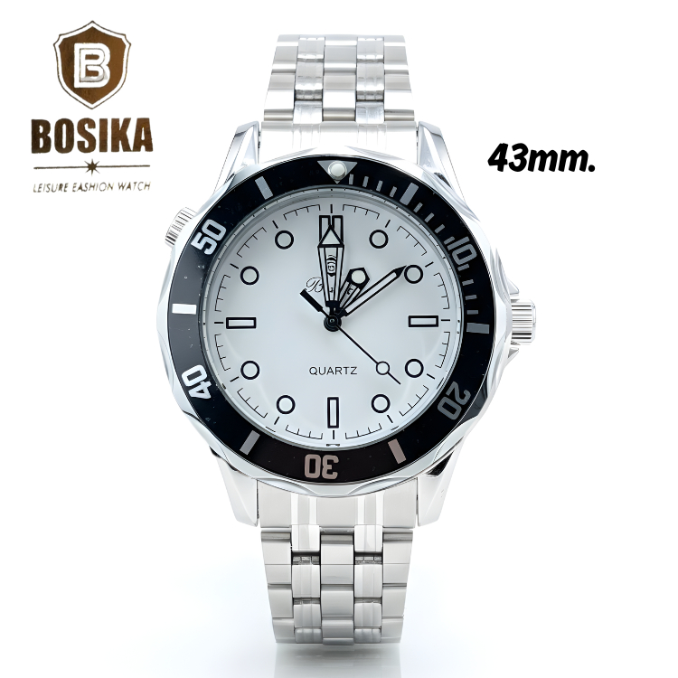 ฺBOSIKA นาฬิกาข้อมือผู้ชายแนวธุรกิจ (Business) หรือแนวแฟชั่นหรูหรา