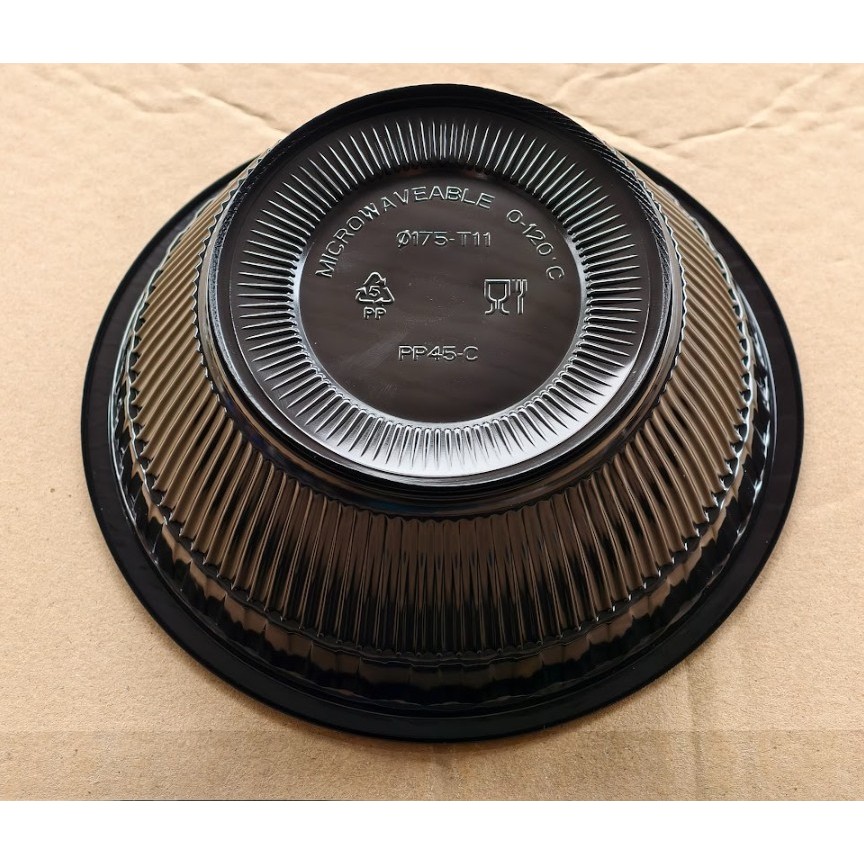 *สีดำ*  ชาม TC-45 [ก้นแข็ง] จับง่าย ไม่ร้อนมือ ยกลัง (900 ใบ) - รูปที่ 3