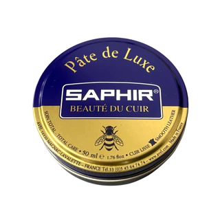 Saphir แว็กซ์ขัดรองเท้า ตลับดำ / น้ำเงิน