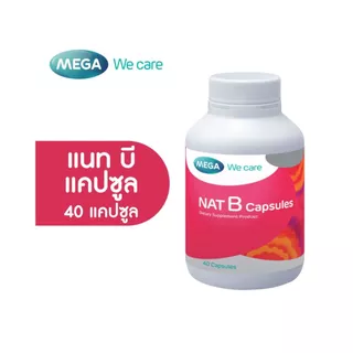 Megaเมก้า แนท บี แคปซูล Mega Nat B 40S