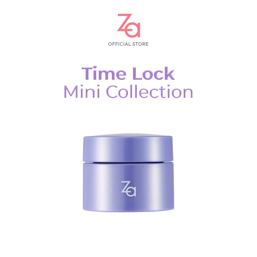 ZA  ครีมเสริมเกราะป้องกันผิว Time Lock Brightening Anti-Aging Cream (5G.) ลดเลือนริ้วรอยจุดด่างดำ