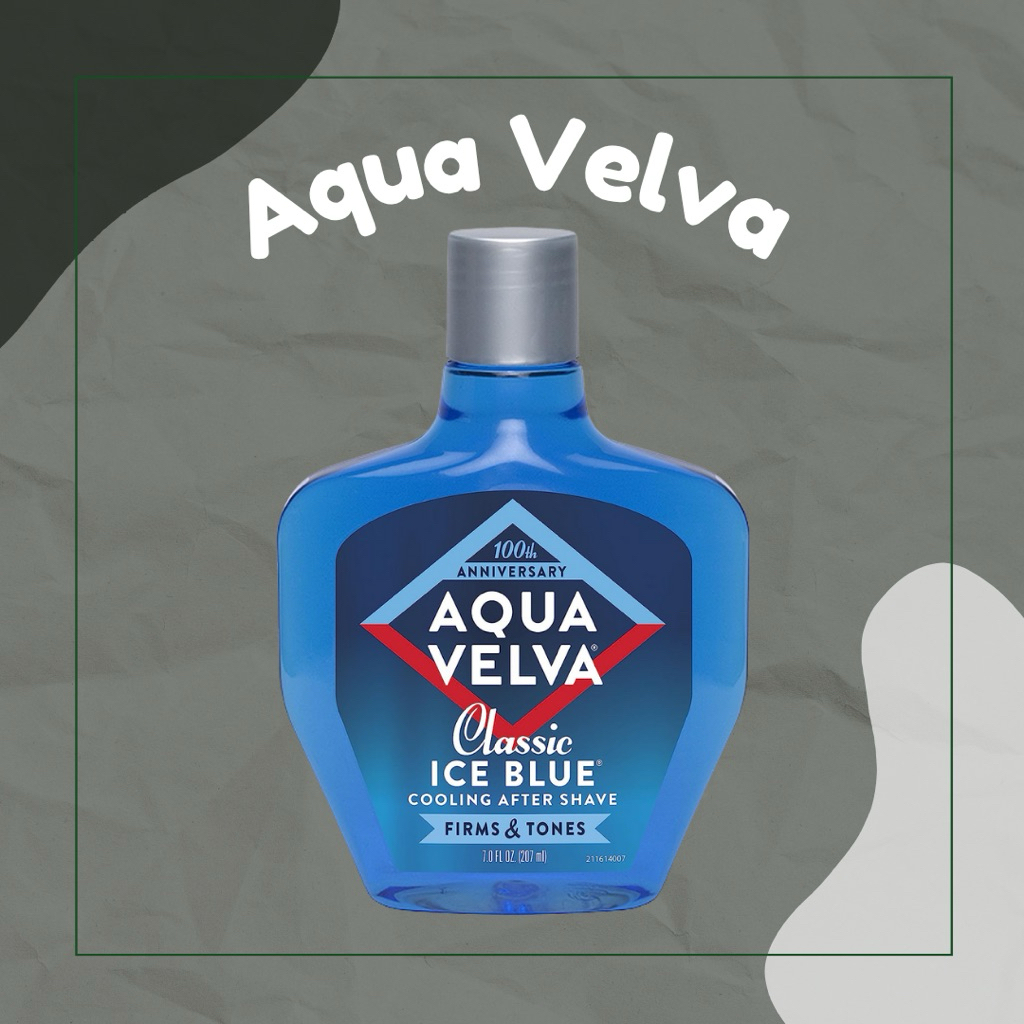 Aqua Velva | Classic Ice Blue Cooling Aftershave Fragrancel ของแท้จาก USA 100%