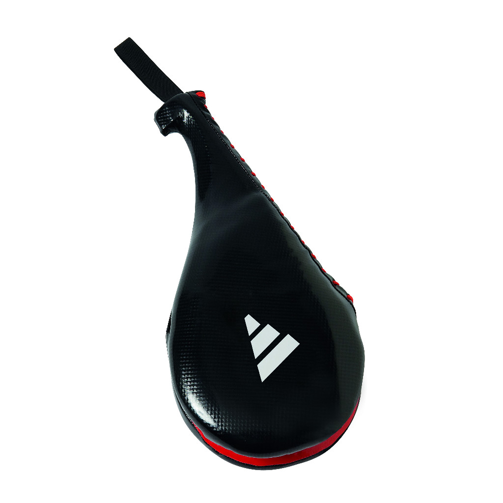 เป้าลิ้นคู่​ เป้าปิงปอง ​adidas แท้​ หนังสีดำ/แดง (ADITDT03)