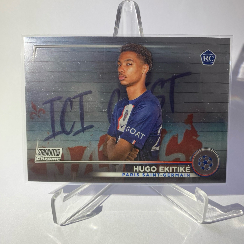 การ์ดนักฟุตบอล HUGO EKITIKE, RC, PARIS SAINT-GERMAIN, TOPPS STADIUM 2023