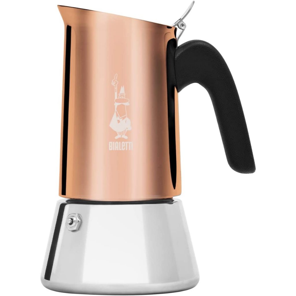 Bialetti Venus 4ถ้วย เตาแม่เหล็กไฟฟ้า Copper 4 cup Induction Gas Ceramic Moka Pot ของแท้ 100%