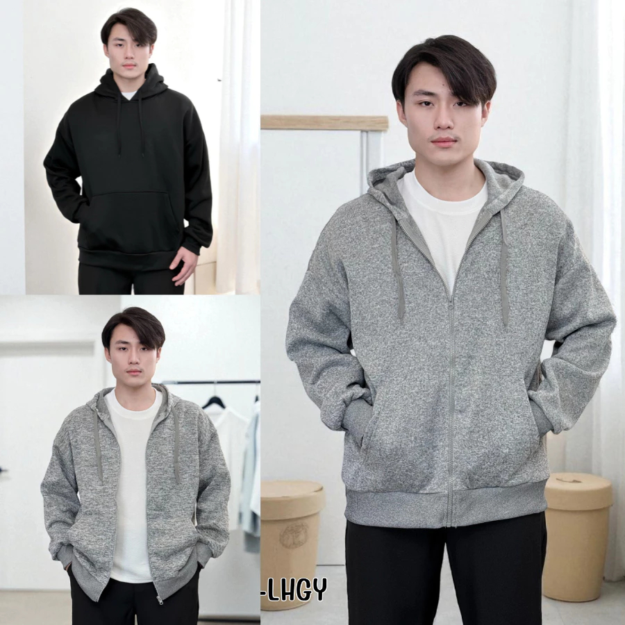 🆕COD🆕เสื้อฮู้ดกันหนาว เสื้อฮู้ด เสื้อฮู้ดคู่รัก เสื้อแจ็คเก็ตกันหนาว สไตล์เกาหลี พร้อมซิป ใส่สบายๆ หลวม สินค้าพร้อมส่ง