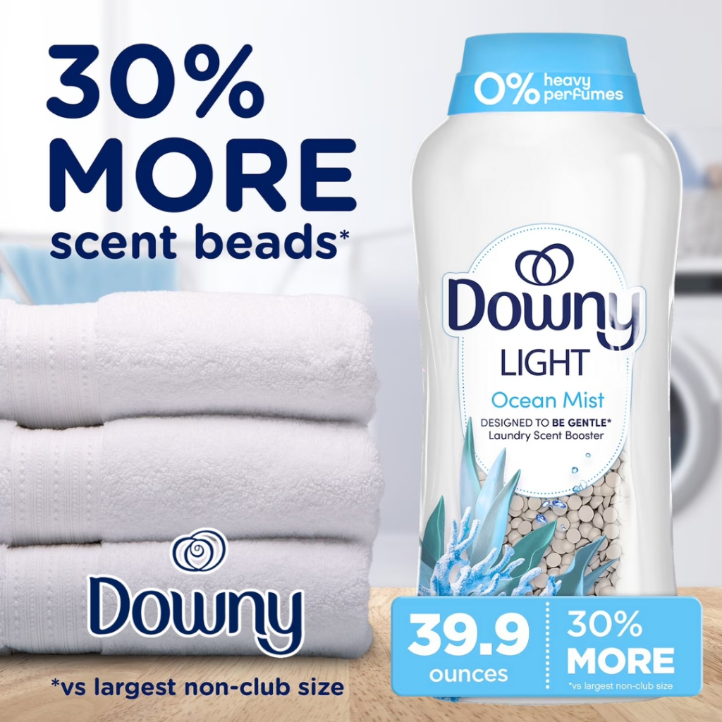 หอมแบบตะโกน📢 นำเข้า USA Downy Light In-Wash Scent Booster Beads Ocean Mist