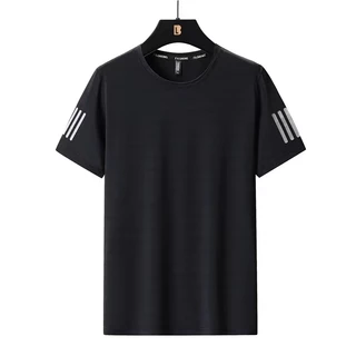 เสื้อยืดผู้ชายแขนสั้นผ้ายืดทรงหลวมแฟชั่นใส่สบาย รุ่นSGY-032