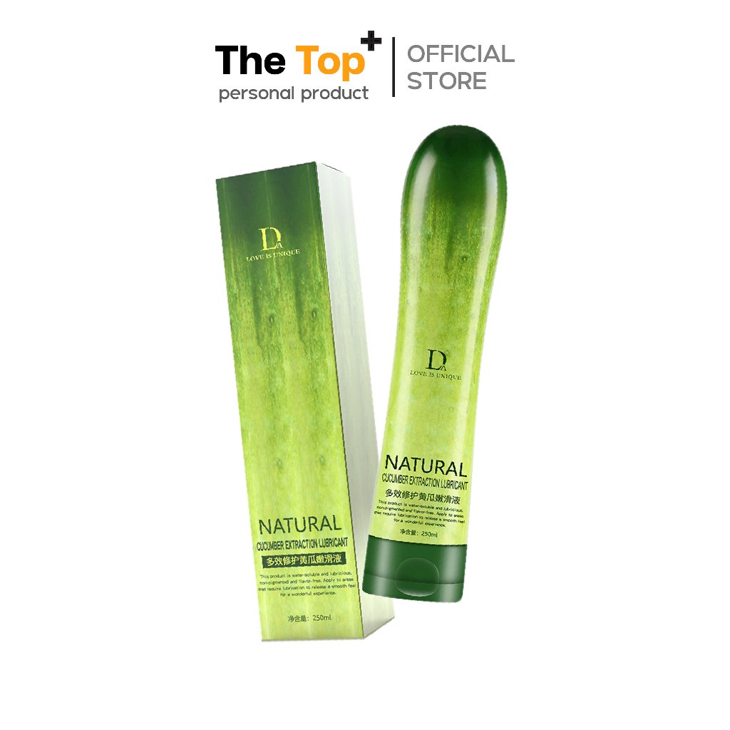 Duai เจลหล่อลื่นสูตรน้ำ 250ml สกัดแตงกวาธรรมชาติ เพิ่มความชุ่มชื้นด้วยไฮยาลูรอน