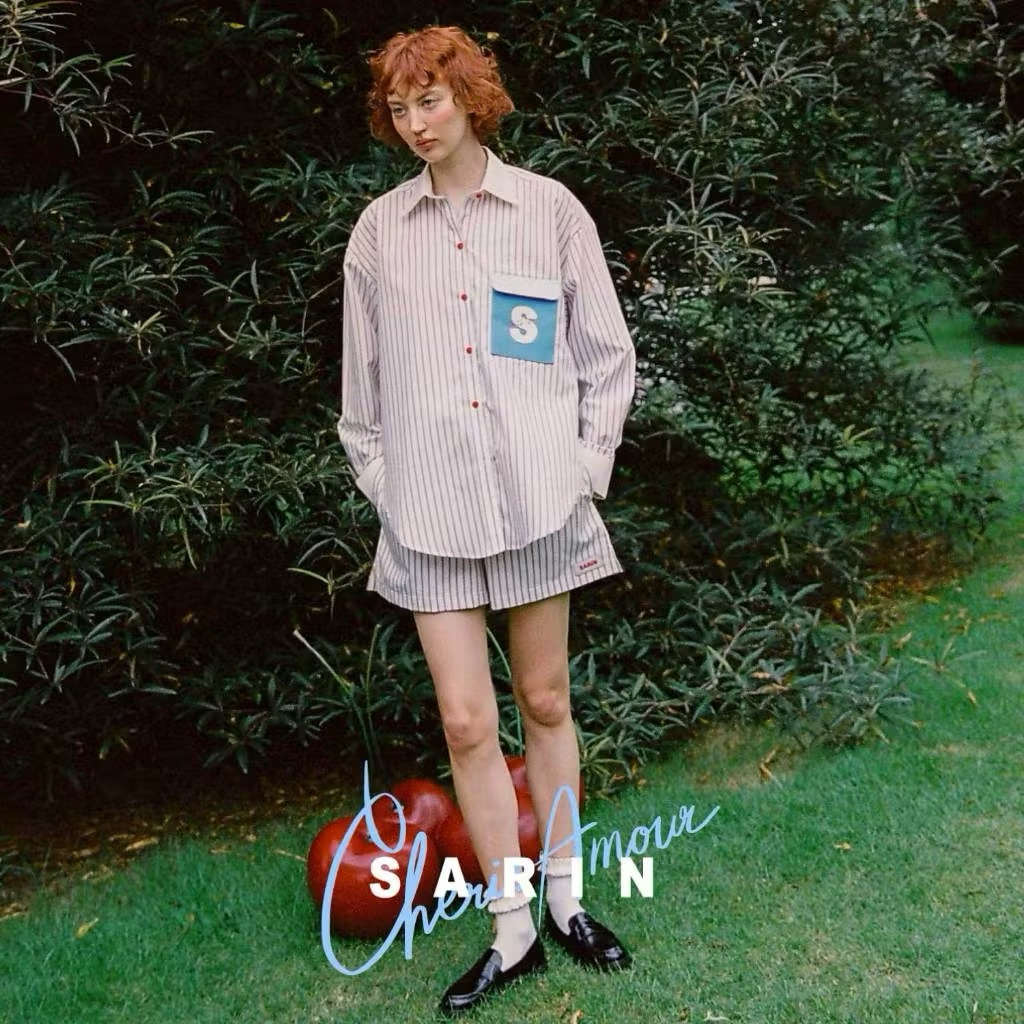 ส่งต่อ🤎Set Sarin puipui shirt+กางเกงขาสั้นS