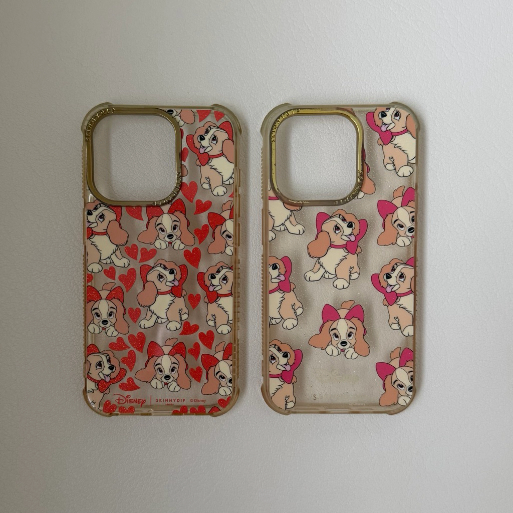 used condition🍒skinnydip iphone 15 pro case ของแท้ lady and the tramp