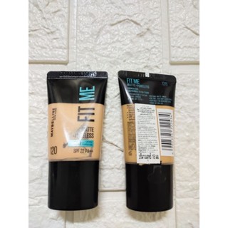 Maybelline fit me matte& poreless liquid foundation 18ml. รอ…