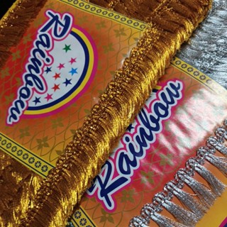 ริบบิ้น ชายครุย Rainbow กว้างประมาณ 2.5-2.8 cm ยาว 13-14 เมต…