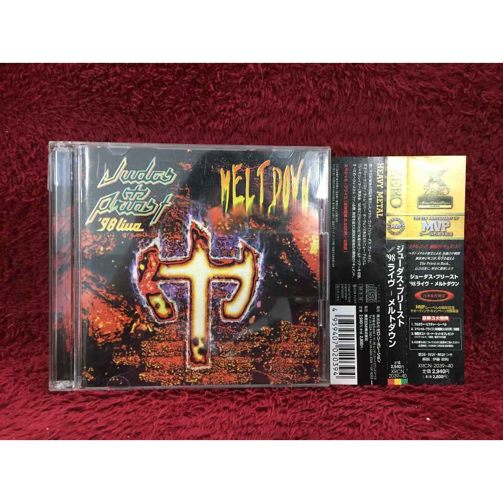 2CD Judas Priest – '98 Live - Meltdown สภาพตามรูปปก EA17-54