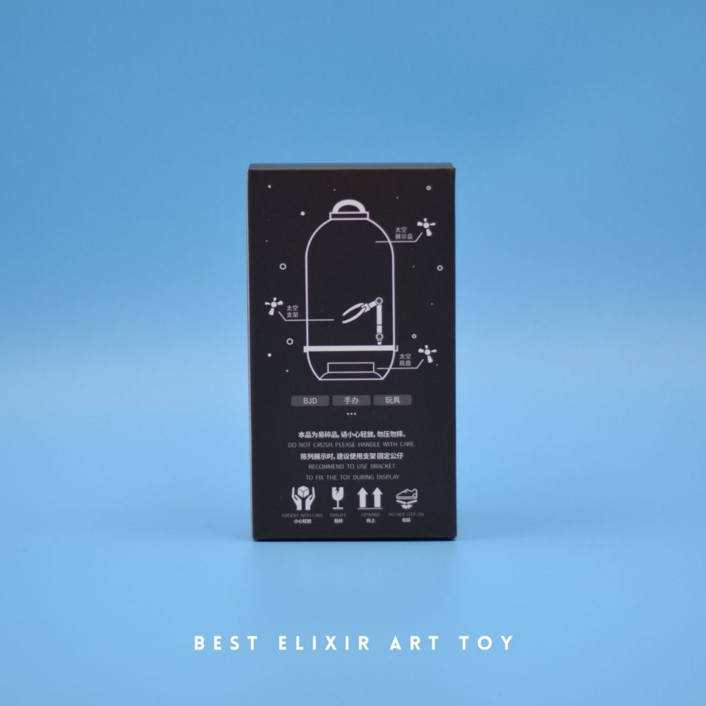 กล่องใส่โมเดล กล่องใส่ art toy ล๊อคคอตุ๊กตาไม่ให้ขยับได้ ตู้โชว์ตุ๊กตา ตุ๊กตาของสะสม กล่องอะคริลิค แบบใส มีหลายขนาด - รูปที่ 5