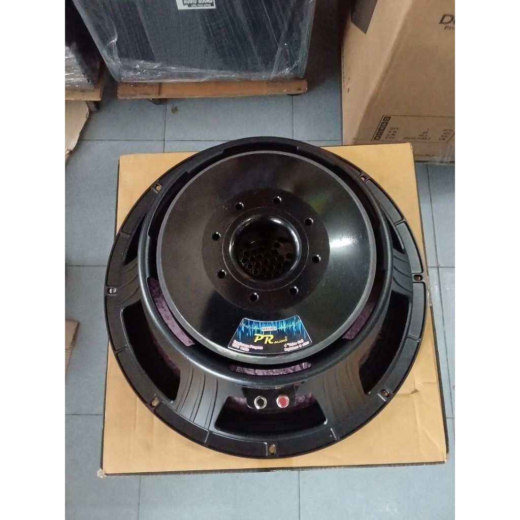 ดอกลำโพง18นิ้วโครงหล่อ PR Audio PR-18 แม่เหล็ก2ก้อน 220x40 วอยซ์4นิ้ว4ชั้น 1500W