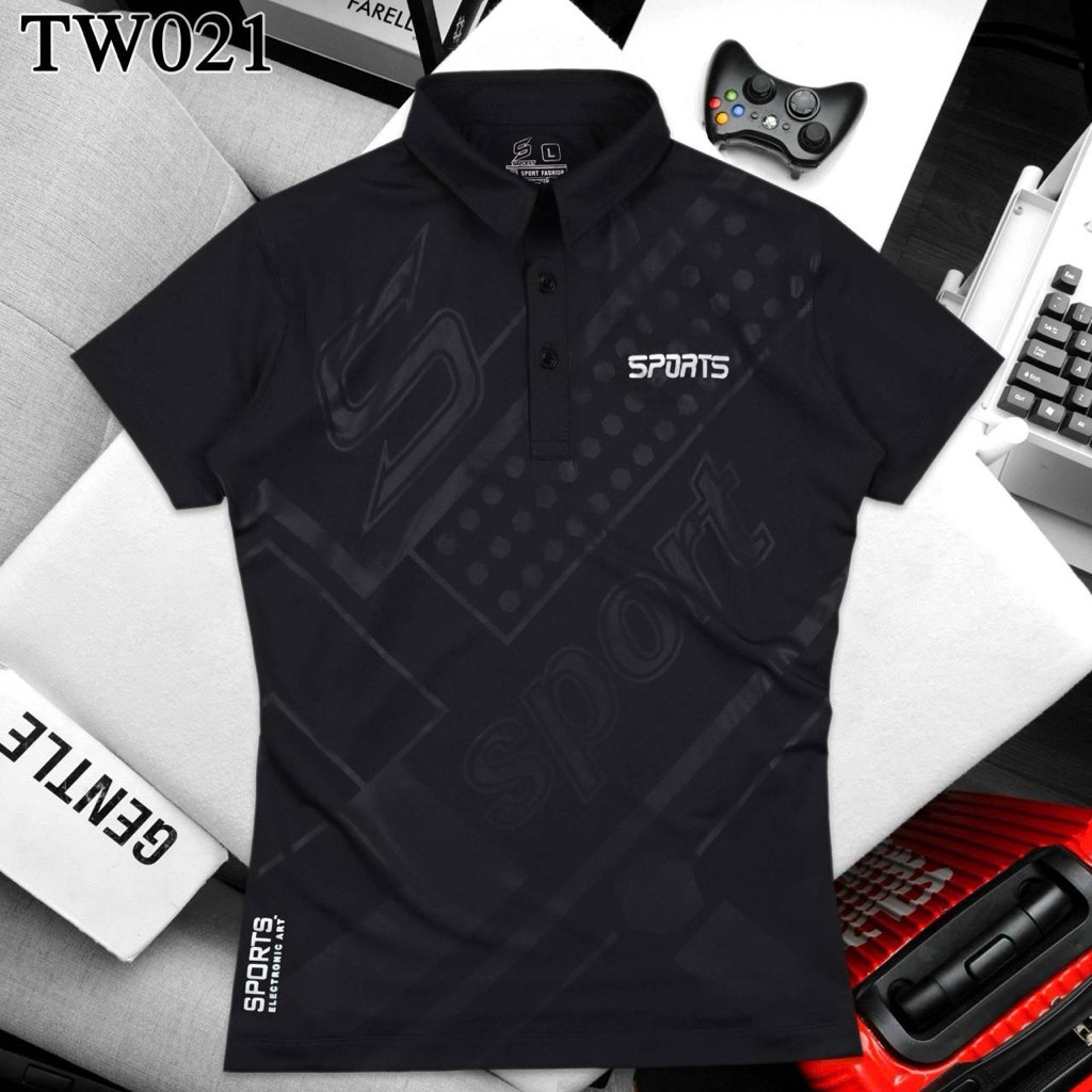 พร้อมส่ง! เสื้อกีฬาสปอร์ตคอปกเข้ารูป ผู้หญิง SPORTS เสื้อบอล มีครบไซส์ผ้านิ่มใส่สบายใส่ออกกำลังกาย ระบายความร้อนได้ดี