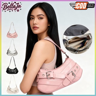 Bellaja👜กระเป๋าสะพายไหล่ หลายช่อง สไตล์เกาหลี สําหรับสตรี หน…