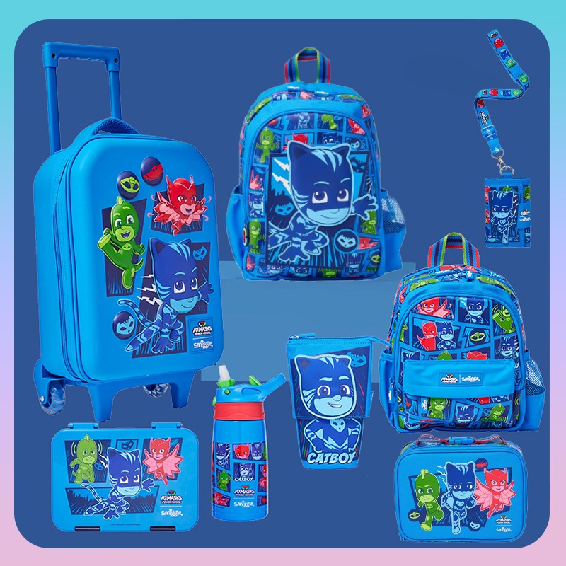 Pj Mask Power Hero ตัวละครวัยรุ่นกระเป๋าเป้สะพายหลัง